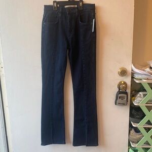 NWT Hudson Jeans High-Rise Navy Straight Leg Women's Denim